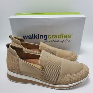 Walking Cradles Womens Dakota Light Taupe Walking Comfort Shoes Size 10 N